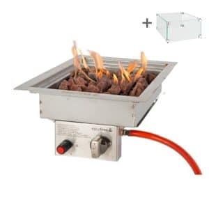 Inbouwbrander 40x40 | RVS | Easyfires