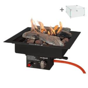 Inbouwbrander 30×30 | Zwart | Easyfires