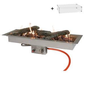 Inbouwbrander 26x76 | RVS | Easyfires