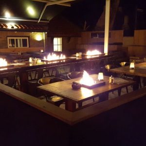 Vuurtafel- firetable- feuertisch – inbouwhaard, , table de feu avec cheminée