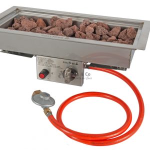 Inbouwbrander 25x50 | RVS | Easyfires