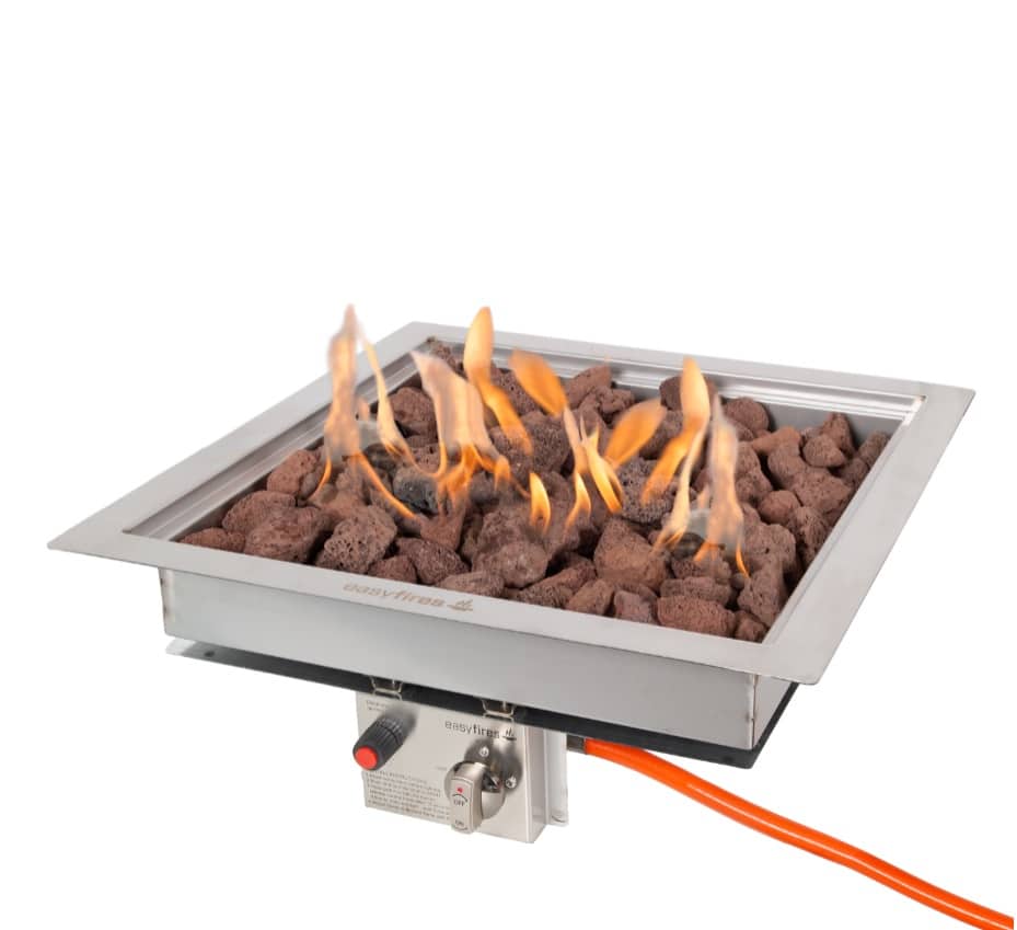 Fire Pit Insert Kit stainless steel 50x50 cm Easyfires