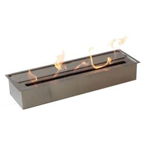 Enjoyfires RVS bio-ethanol inbouwbrander 46x19x10 cm