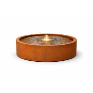 Enjoywater | Watertafel | Cortenstaal | Hoogte 40 cm | 120 cm Ø