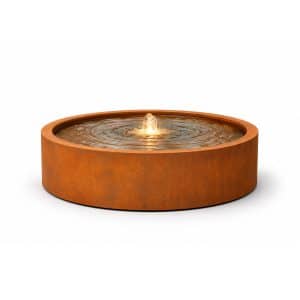 Enjoywater | Watertafel | Cortenstaal | Hoogte 40 cm | 140 cm Ø