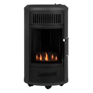 CasaFlame mobiele gashaard | Enjoyfires | Zwart
