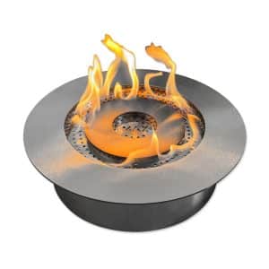 Bio-ethanol inbouwbrander dubbele ring | RVS | 35 cm Ø | Enjoyfires