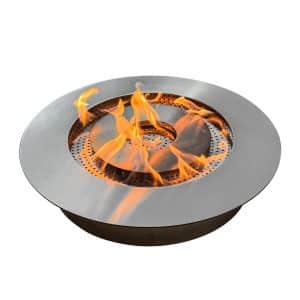 Bio-ethanol inbouwbrander dubbele ring | RVS | 49 cm Ø | Enjoyfires