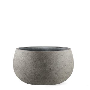 Polyester plantenbak | Grigio Balloon Medium betonlook | Verschillende afmetingen