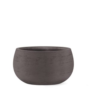 Polyester plantenbak | Terreno Medium Balloon Ash Brown | Verschillende afmetingen